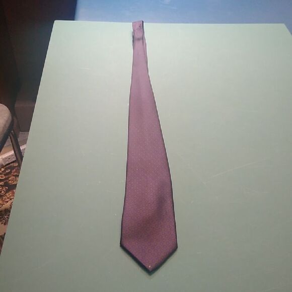 Fendi Purple/Gold Men's Silk Tie - Picture 1 of 11